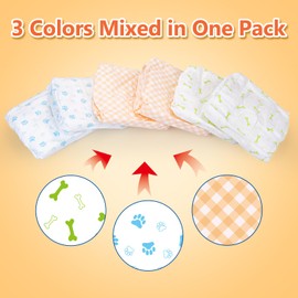 Pet Soft Disposable Dog Nappies for Female Dogs, Pack of 36, Highly Absorbent Cats Dog Nappies for Female Dogs, Incontinence, Heat, Urinary Tract (S, 36)