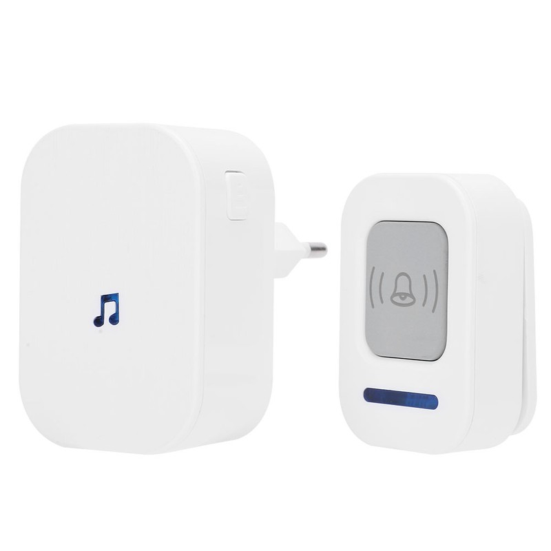 Wireless Smart Doorbell Remote 918.6ft Range Waterproof Door Chimes