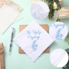 Kajaia 12 Sets Wedding Handkerchief Embroidered Handkerchief with Scallop Lace