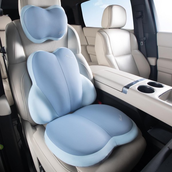 FLORICH 3 PCS Seat Cushion for Carseat Lumbar Support Pillow