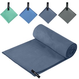 Hosuni Small Microfibre Gym Towel for Active Sports (60x30cm), Quick Dry Beach Towel, Super Absorbent & Ultra Compact Microfibre Travel Towel for Cardio, Cycling, Strength Training, Running