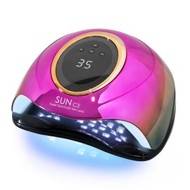 UV Light for Nails Lamp - MIRAGE LAYON with 63 Lamp Beads 4 Timer Setting & Auto Sensor, Professional Nail Light UV Nail Lamp for Gel Nails UV Light for Nails Gift for Woman Girl