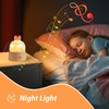 therapsky Bunny Night Light, Cute LED Lamp with Remote, Silicone