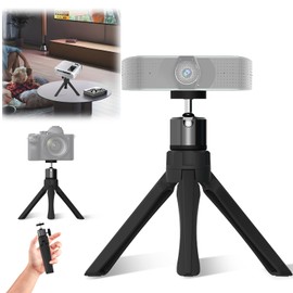 UVVRUR Projector Stand Projector Mini Table Tripod with 1/4 Inch Screw Mini Tripod Projector Stand for Camera, Mini Projector, Webcam