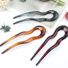 Nakanoya Amup29 U Pin, Plastic, Resin, U-shaped Comb, Hair Fork,