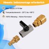 Compressed Air Stop Valve, 1/4 Inch Compressed Air Quick Release