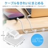 Lasocy Cable Clips, 50 Pack Transparent Cord Clips, Cable Holder,