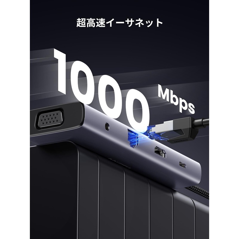 UGREEN 10-in-1 USB C Hub 4K HDMI & VGA Output