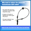 A ABSOPRO Automatic Transmission Gear Shifter Cable for Corvette C5