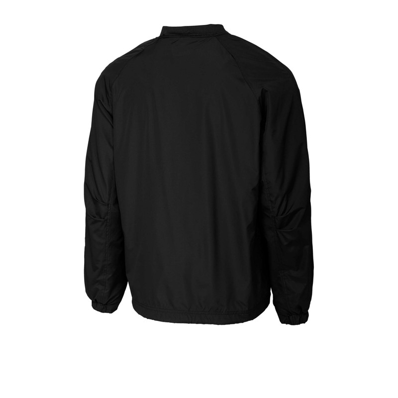 SPORT-TEK Unisex V-Neck Raglan Wind Shirt | Lightweight Windbreaker Jacket
