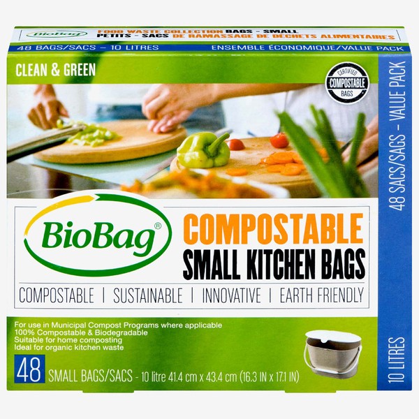 BioBag Food Waste Bags Tall 35L 10 Counts