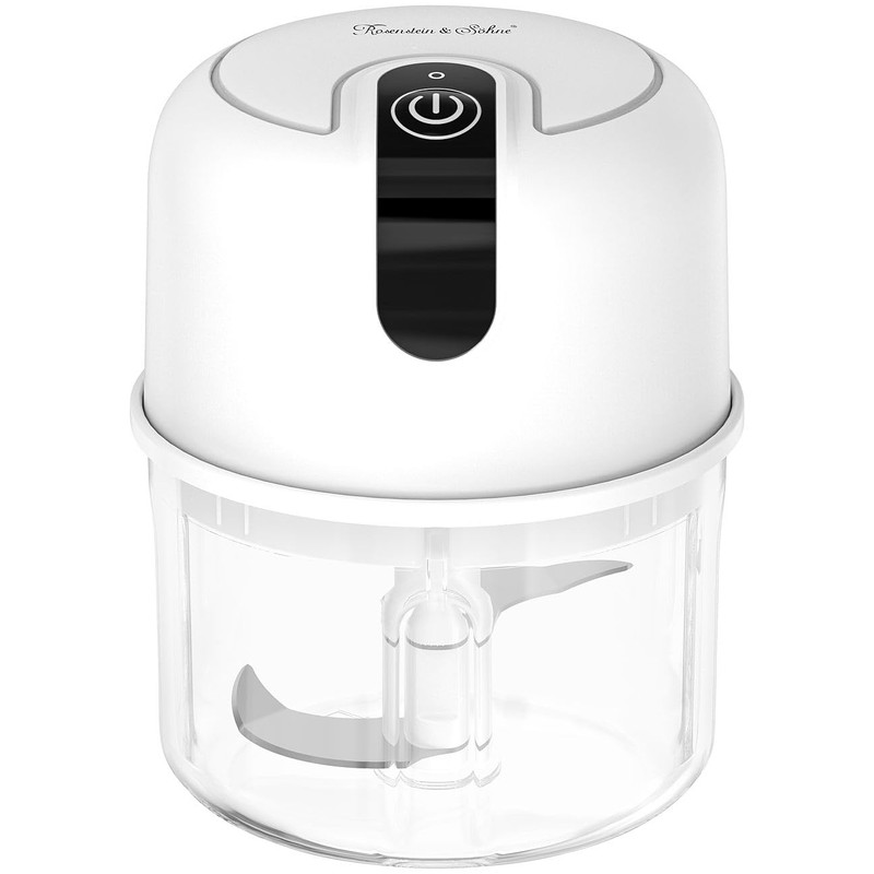 Rosenstein & Söhne Mini Mixer USB: Compact Cordless Chopper &