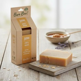 Jabón Artesanal Natural Miel y Avena 100 g Bam Boo! Lifestyle
