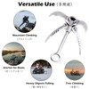 TRIWONDER Grappling Hook Gravity Rock Climbing Hooks Folding Claws Stainless