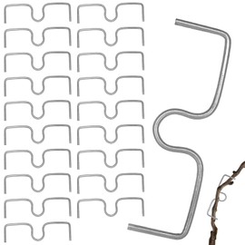 Alovez Pack of 20 10 cm Branch Separators for Fruit Trees, M-Shaped Branch Spreader for Fruit Trees, Branch Spreader for Garden Trees, Metal Branch Clips for Garden Branches