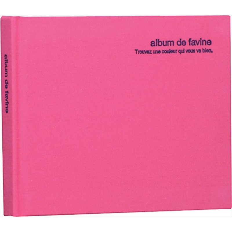 Nakabayashi Album de Favine Book Album Mini, safety pink