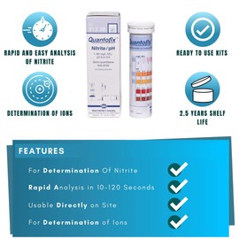 Quantofix 1138919 Nitrit/pH Test Stick for Cooling Lubricants, 6 mm x 95 mm (Pack of 100)