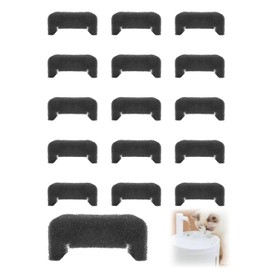 FUGLUS 16 Stück Katze Trinkbrunnen Schwamm Schaum Filter, Schwammfilter für Katzenbrunnen Filter, Ersatz Haustierbrunnen Wasserbrunnen Schaumstofffilter für Haustier Hund Katze Brunnen