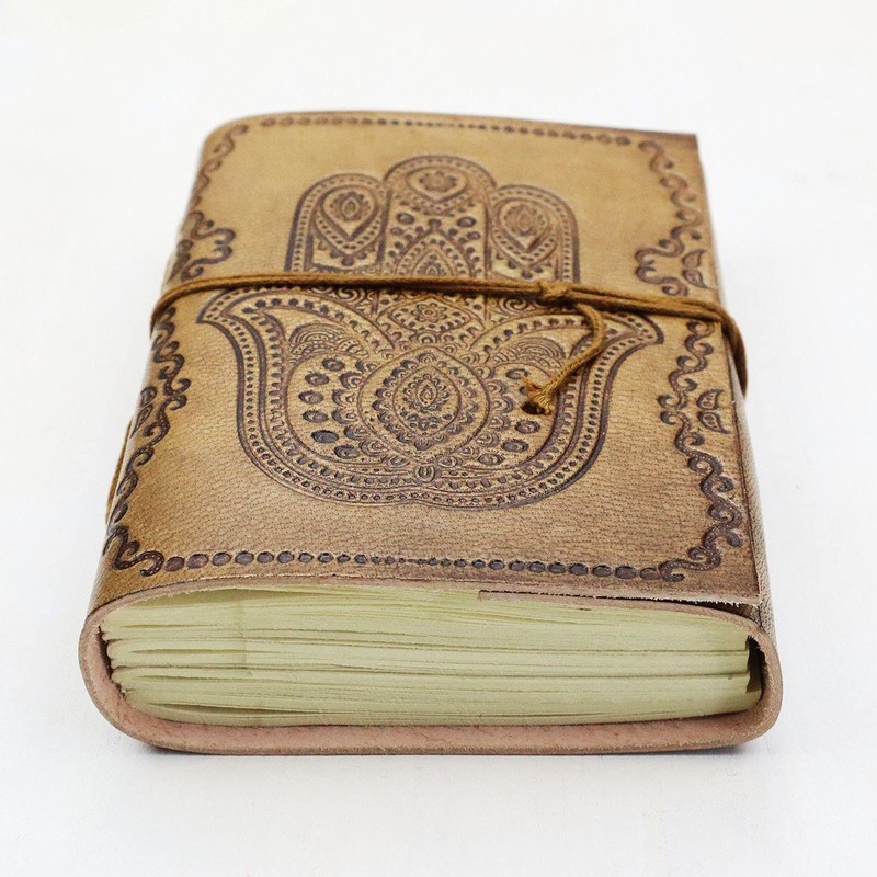 Leather Notebook - Light Brown - Sketchbook - Diary -