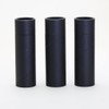 2.5 OZ Black Kraft Paperboard Deodorant/Cosmetic/Lotion/Lip Balm Tubes (25)