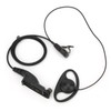 Walkie Talkie Earphone D Shape Comfortable Universal Earpiece Fit for