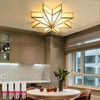 Aeyee Antique Brass Flush Mount Ceiling Light Star Shaped Ceiling