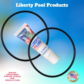 LIBERTY SEALS U9-375  Maxi-Glas Trap O-ring Dura-Glas II  (2-PACK + LUBE TUBE) For Sta Rite