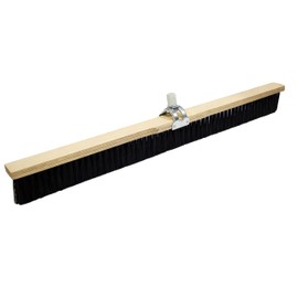 Bon 82-470 Concrete Finish Brush 24" Black Styrene Bristles with Adjustable Handle Socket 3" Trim for Concrete Texturing