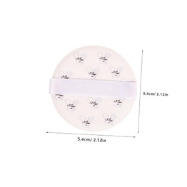 Vaguelly 3pcs Washable Reusable Makeup Powder Puff for Velour Cosmetic Sponges for Precise Application Compatible with All Powder Products for Beginners