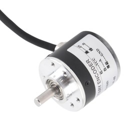 Incremental Rotary Encoder, 600P/R Photoelectric Optical Rotation Encoder 5V-24V 6mm Shaft Voltage Power Supply
