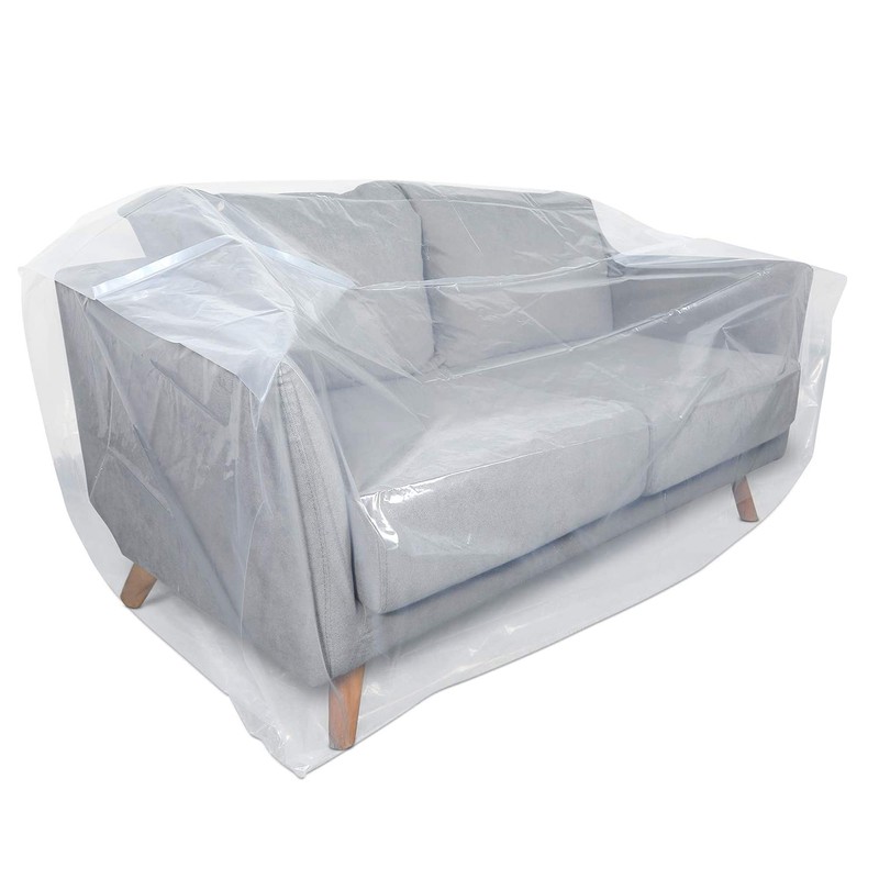Polythene Plastic Sofa Chair Cover | Protective Dust Sheet for