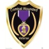 PURPLE HEART COMBAT WOUNDED VETERAN HELMET TOOLBOX USA MADE STICKER DECAL
