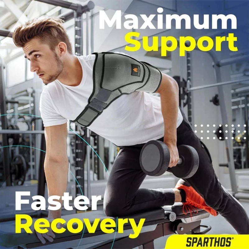 Clevum OU Sparthos Shoulder Brace - Adjustable Support Sleeve for