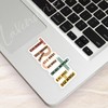 (3Pcs) Faith Sticker Inspirational Quotes Motivational Sayings Christian Jesus Bible