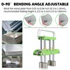 Roller Bender, 0-90°Bending Angle Metal Bending Tool, Steel Aluminum Copper