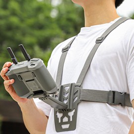 CERFFOOL Chest Mount for DJI RC 2/1 Strap and Waist Support Kit Remote Control Bracket for Drone Adjustable Belt Support Mount Drone Accessories