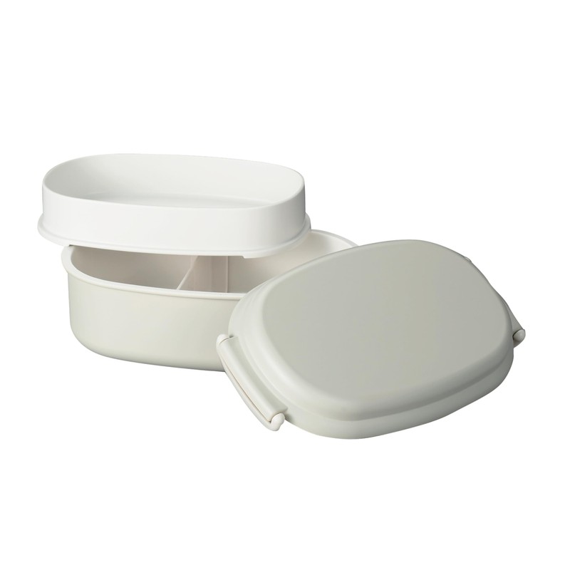 Tatsumiya 730 30557 Quick Washable Lunch Box, Premium Ash Gray