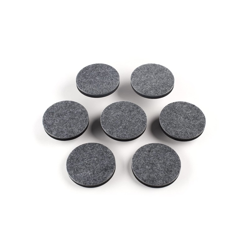3.5" Reusable Felt Slider (16 PC) Bagged Gray