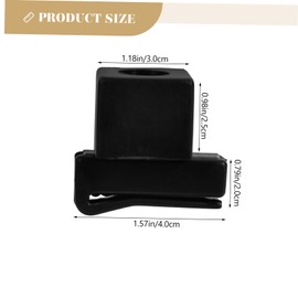 BIUDECO 1 Professional Billiard Chalk Holder Portable Clamp for Snooker Pool Chalk Durable Tip Holder for Pool Table Game for Better Performance