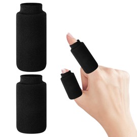 GMHLLES 2 Finger Cold Gel Ice Pack,Cryotherapy Compression Sleeve,One Large and One Small,Suitable for Each Finger,Reusable,Suitable for Joint Injuries,Tendonitis, Etc.