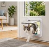 4-Way Locking Pet Door for Cats & Dogs – Secure