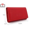 ekavale Women's Leather Wallet with RFID Protection 25 Compartments Women's