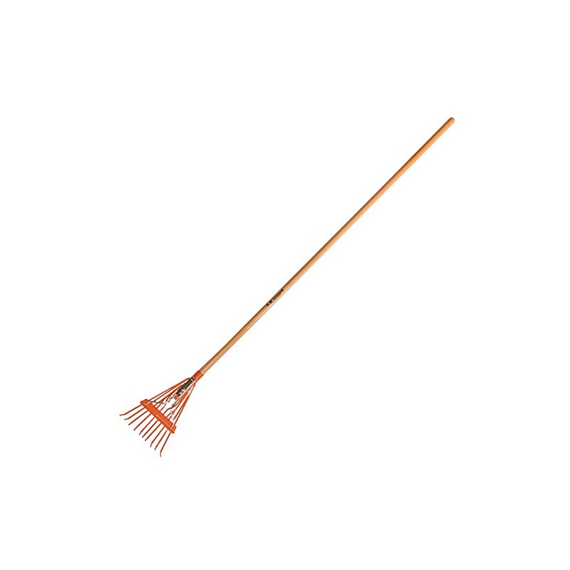 A.M. Leonard Narrow Shrub Rake, 8 Inches Wide, 54 Inch