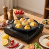 WUWEOT Aebleskiver Pan, Non Stick Appe Grill, 3.15" Appam Maker