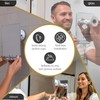 Luxo Shower Mirror, Shower Mirror fogless for Shaving with a