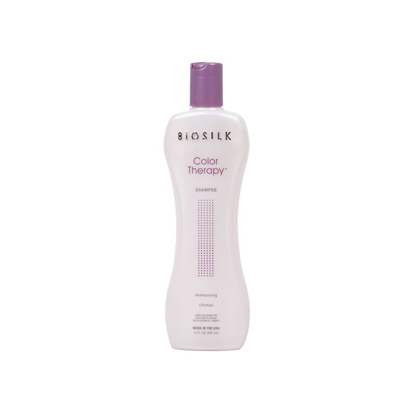 BioSilk Color Therapy Shampoo - Sulfate, Paraben and Gluten Free - Multiple Sizes, 12 Fl Oz (Pack of 1)
