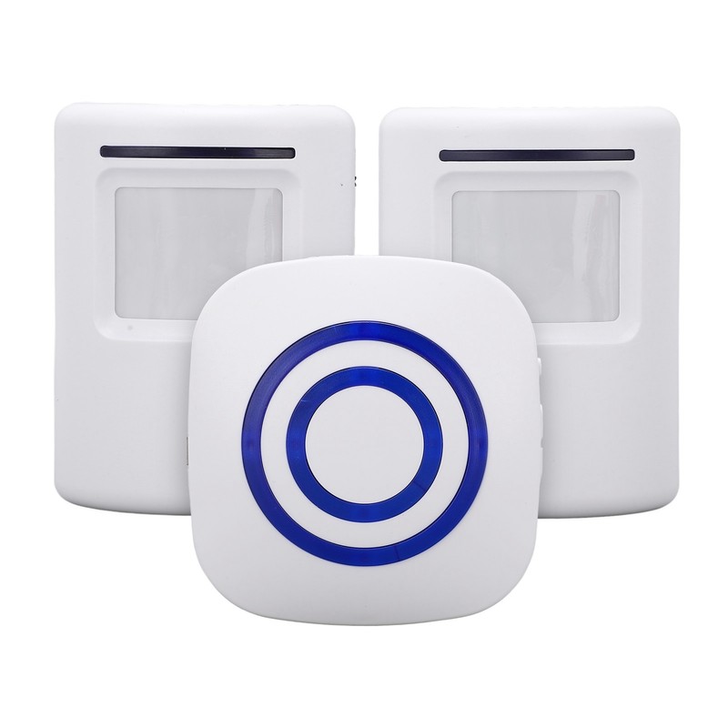 Wireless Doorbell Alarm Motion Sensor Detector Alert with 2 Sensor