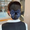 Herbeluemily Chignon Net, Ribbon, Hair Net, Bun Cover, Fine Mesh