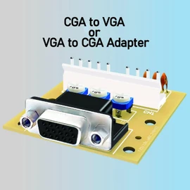 HPUY Arcade Monitor Adapter Board CGA to VGA or VGA to CGA Adapter