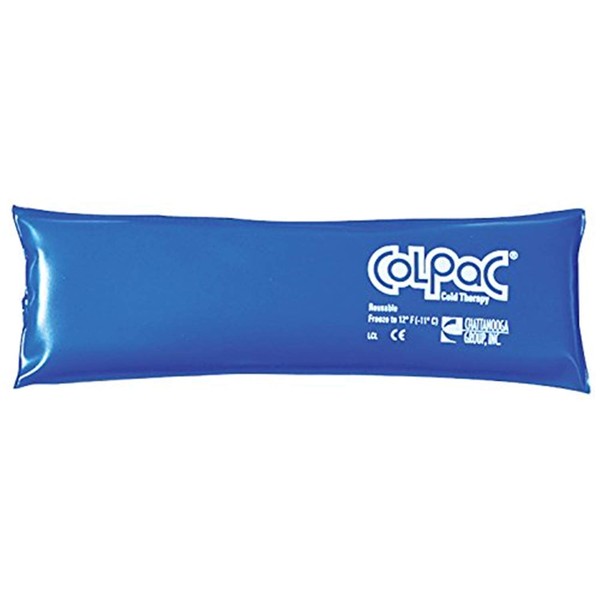 ColPac 00-1502 Reusable Throat Blue Vinyl Cold Pack, 3" Length x 11" Width
